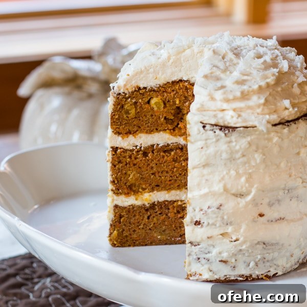 Carrot cake with cream cheese icing.
