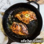 20 Delicious Dishes to Pair with Asparagus 27 Juicy cast iron chicken breast with herbed roasted garlic butter and lemon juice in a Lodge cast iron skillet.