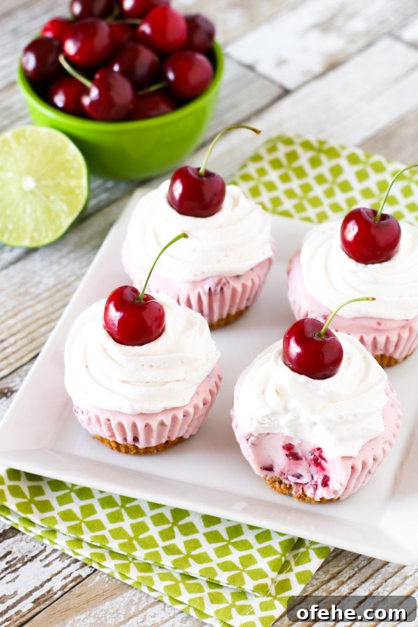 Gluten Free Vegan Cherry Limeade Ice Cream Cupcakes. A pretzel crust, topped with a zesty dairy free cherry lime ice cream and creamy Cocowhip. Don't forget the cherry on top!