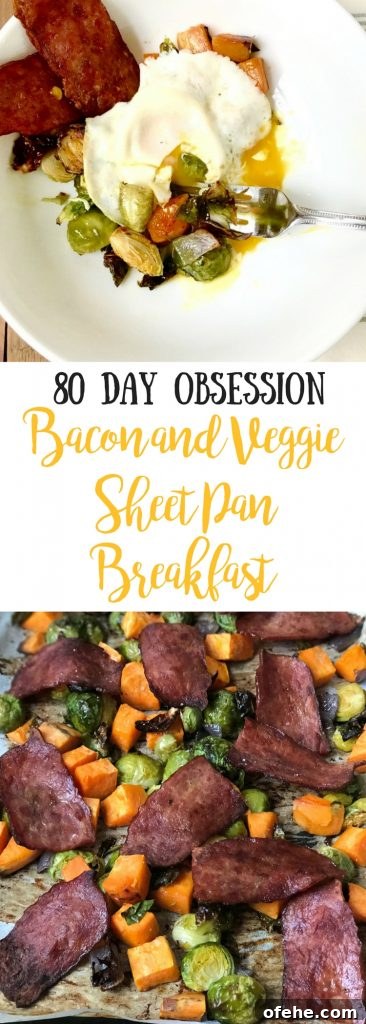 Sheet Pan Breakfast with Sweet Potato, Brussels Sprouts & Bacon 11 80 Day Obsession Sweet Potato Sheet Pan Breakfast | Confessions of a Fit Foodie