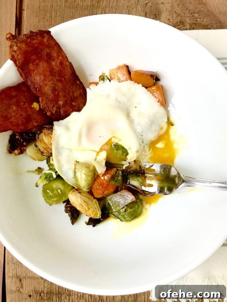 Sheet Pan Breakfast with Sweet Potato, Brussels Sprouts & Bacon 3 80 Day Obsession Sweet Potato Sheet Pan Breakfast | Confessions of a Fit Foodie