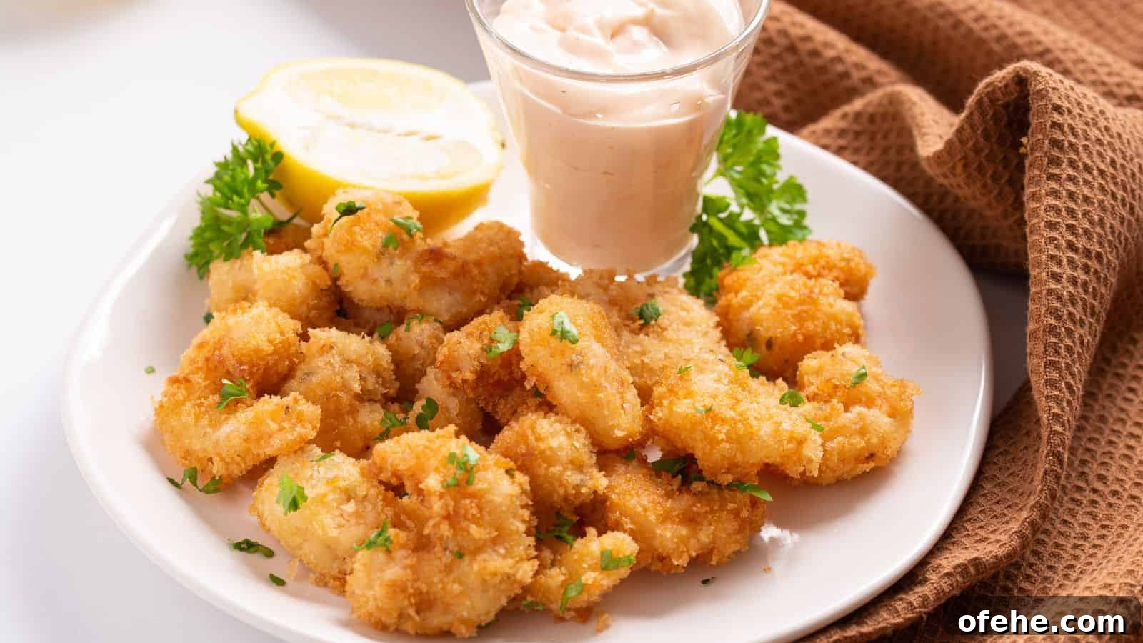 30 Quick Appetizers to Impress Guests Without Fuss 18 Panko shrimp with dipping sauce.