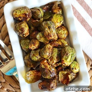 Crispy Air Fryer Brussels Sprouts Recipe for Perfectly Golden Bites 4 Recipe image