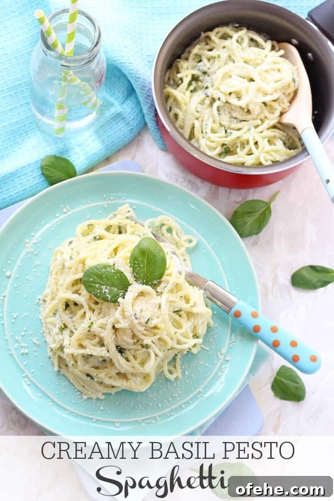 One-Pot Tomato, Basil and Lentil Pasta Recipe 5 10 Minute Creamy Basil Pesto Spaghetti | My Fussy Eater