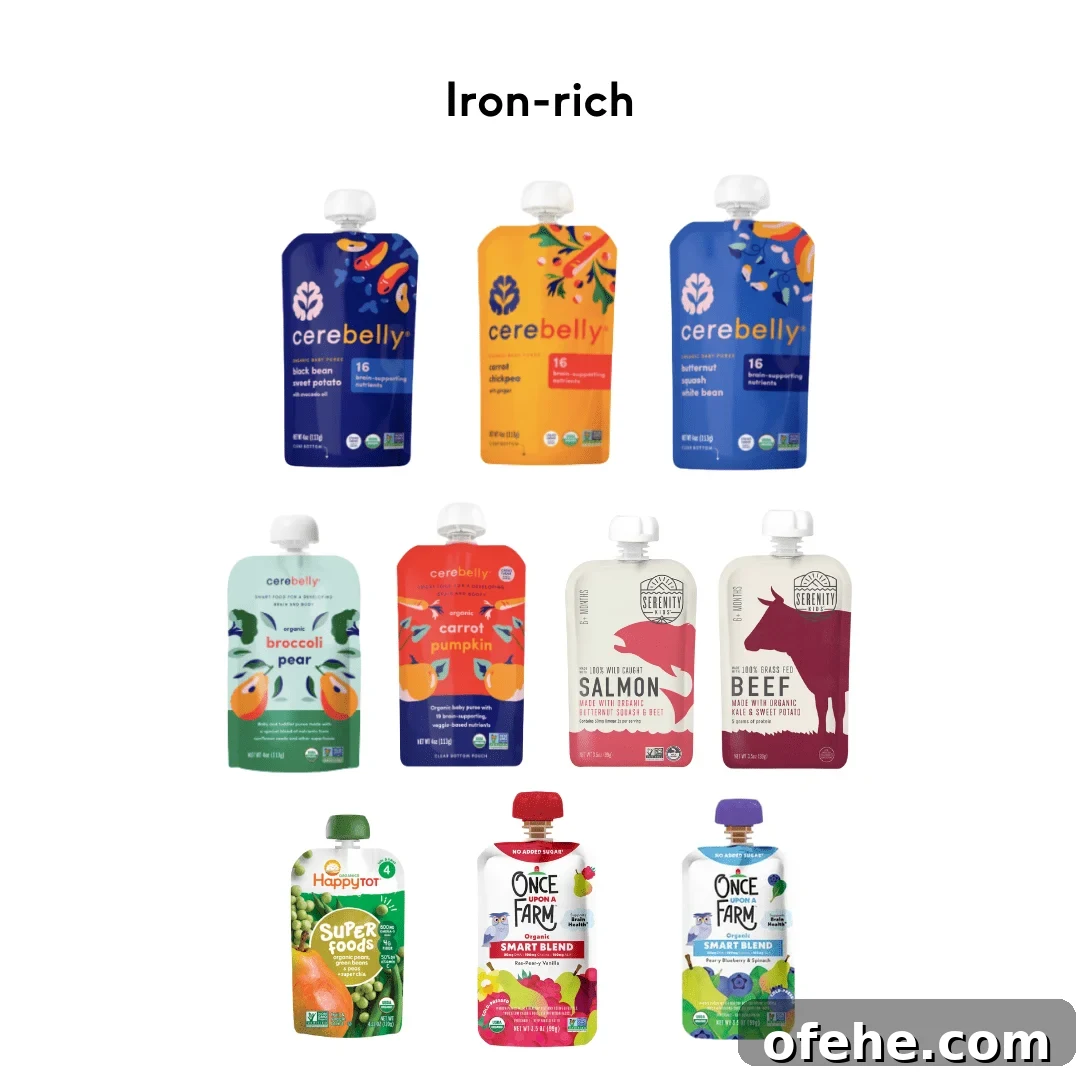 iron rich baby pouches iron rich baby pouches