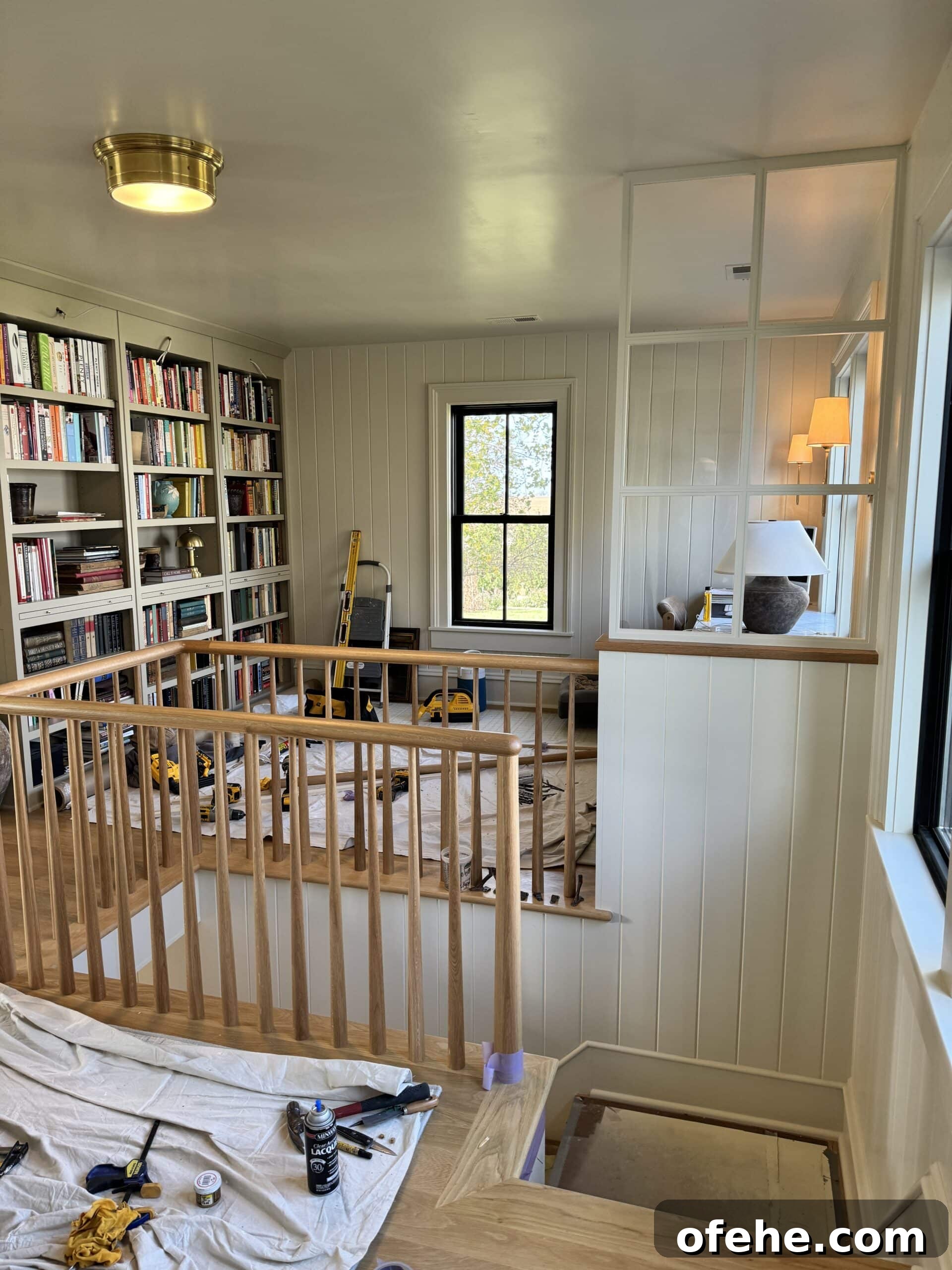 October 2023 Complete Guide: What You Need to Know This Month 6 Upstairs office space with lots of tools all around being worked on after renovation.