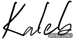 October 2023 Complete Guide: What You Need to Know This Month 7 Handwritten name of Kaleb
