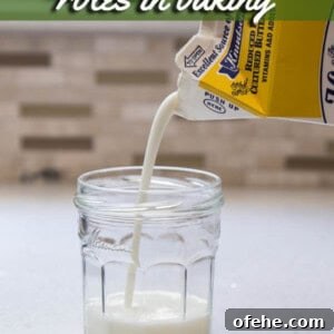 4 Simple Ways to Substitute Buttermilk in Recipes 2 Pouring buttermilk into a glass jar