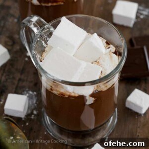Decadent Hot Chocolate Recipe for Rich, Comforting Cocoa 6 The BEST Hot Chocolate: This hot chocolate is incredibly rich, creamy and silky. It is decadence in a mug. Deep dark chocolate is balanced with a little salt to temper the sweetness and to enhance the chocolate flavor.