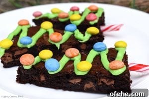 Christmas Tree Brownies Recipe: Festive St. Patrick’s Day Treat 4 Christmas Tree Brownies are rich and fudgy chocolate brownies decorated like Christmas trees for a fun Christmas treat. #christmas #christmasbaking #christmastreebrownies #christmasbrownies #fudgybrownies