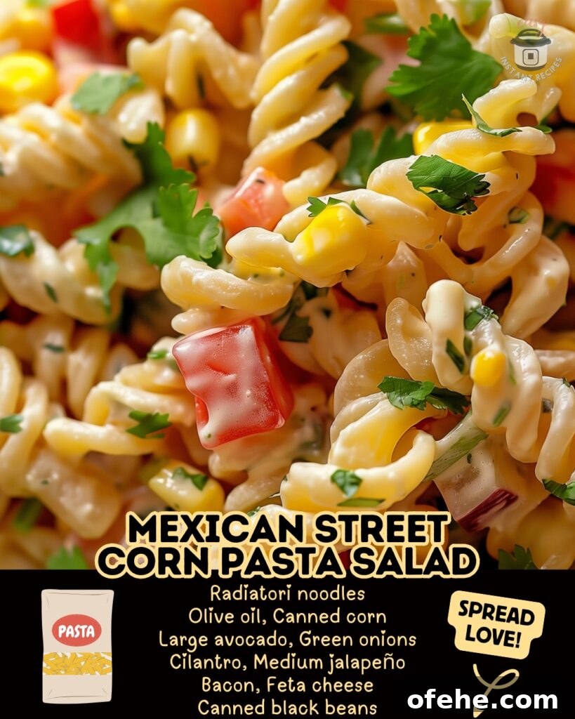 Mexican Street Corn Pasta Salad Recipe with Creamy Cotija Dressing 3 img 7746 2