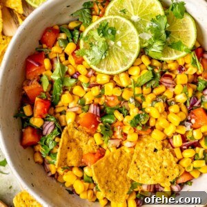 Fresh Sweet Corn Salsa Recipe for Summer Parties 11 Fresh Sweet Corn Salsa - Olivia Adriance