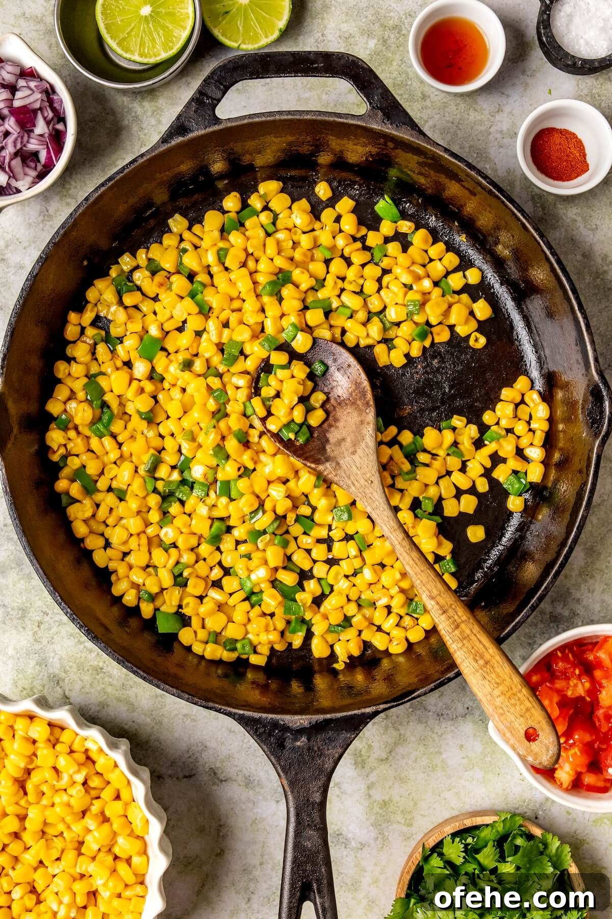 Fresh Sweet Corn Salsa Recipe for Summer Parties 9 How to Make Fresh Sweet Corn Salsa Step 1 - Olivia Adriance