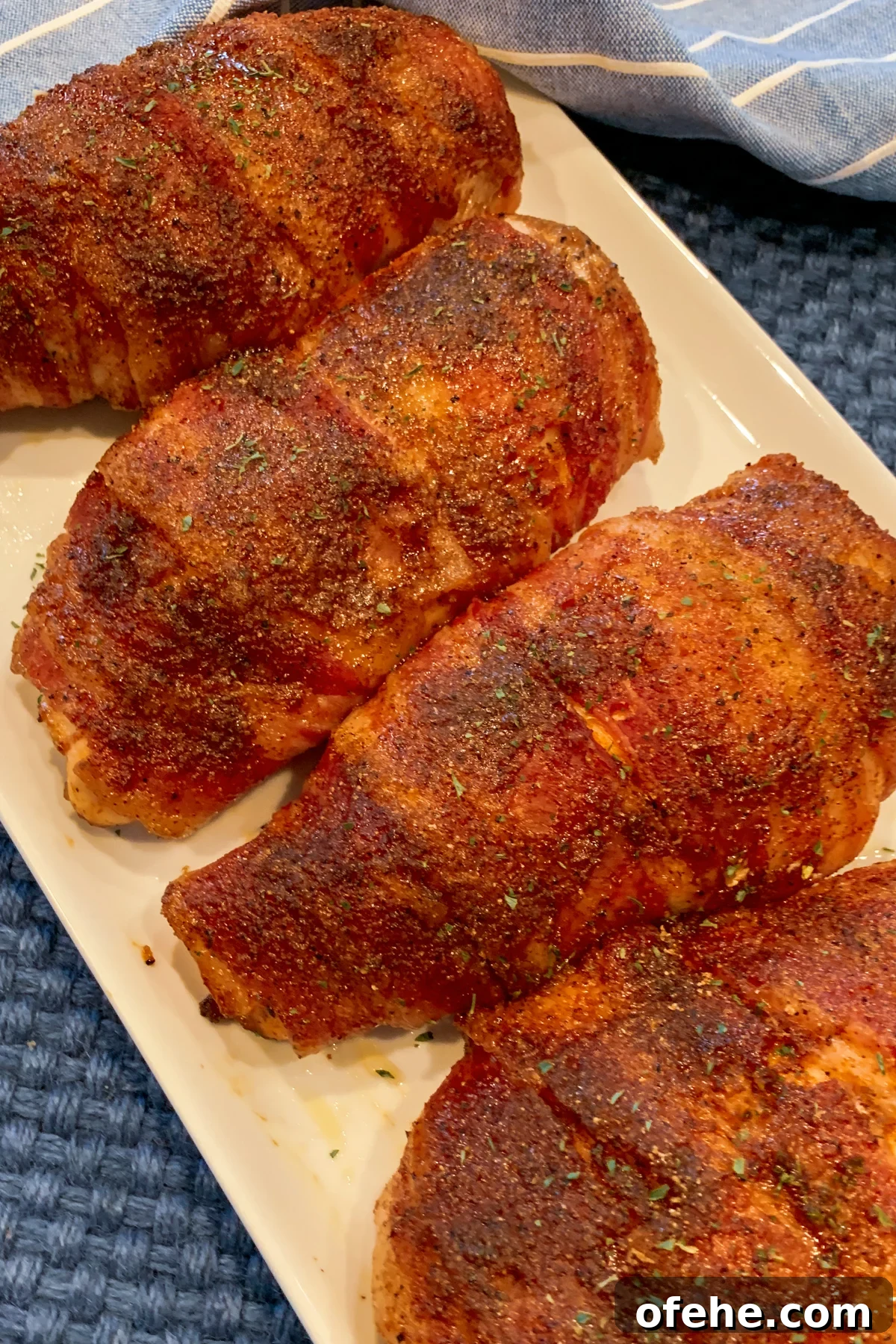 Juicy Bacon-Wrapped Chicken Breast Recipe for Dinner 2 bacon wrapped chicken breast