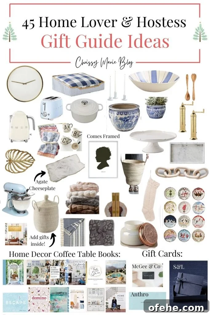 Pinterest image that is Gifts For home decor lovers