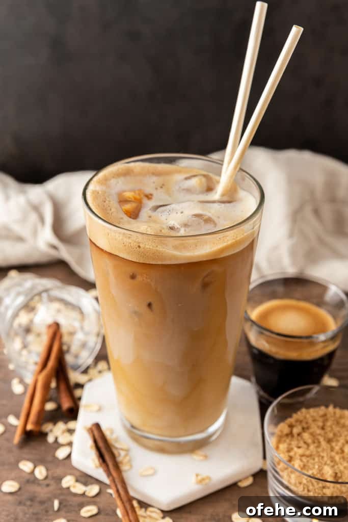 Iced Brown Sugar Oatmilk Shaken Espresso Recipe — Starbucks Copycat 3 Starbucks Iced Brown Sugar Oatmilk Shaken Espresso Copycat Recipe