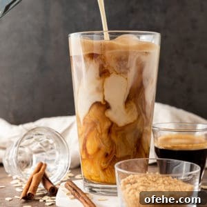 Iced Brown Sugar Oatmilk Shaken Espresso Recipe — Starbucks Copycat 6 copycat iced shaken espresso