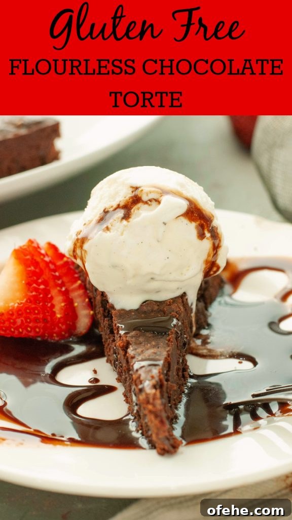 Flourless Chocolate Torte (Gluten-Free) Recipe + Video Tutorial 9 gluten-free-flourless-chocolate-torte-by-allergy-awesomeness-pinterest-image
