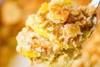 Southern Squash Casserole with Cheesy Cornbread Topping