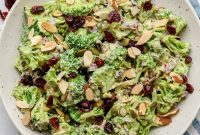 Vegan Broccoli Salad with Creamy Cashew Dressing