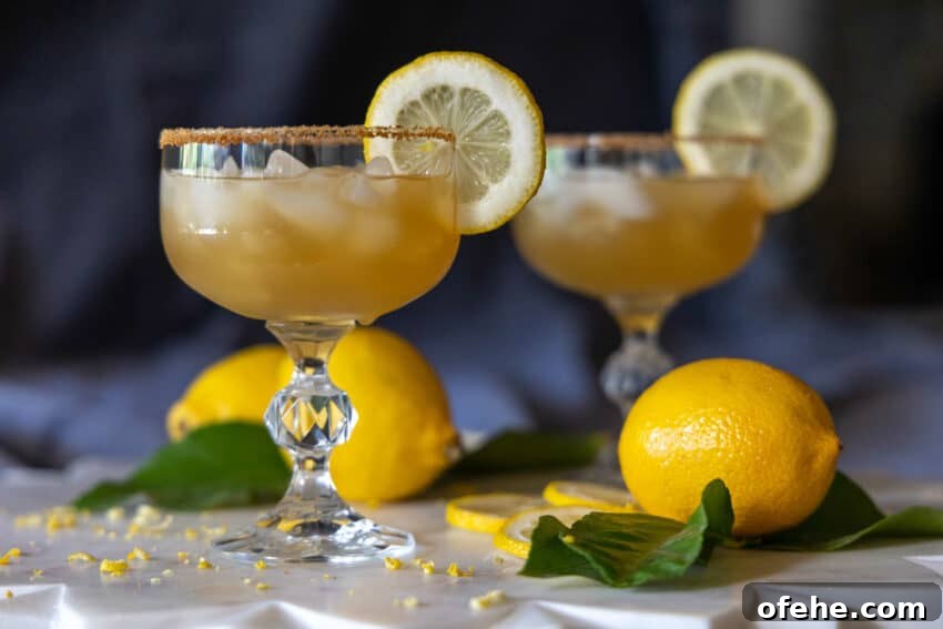 Lemon Crush Vodka Cocktail Recipe: Zesty Lemon Drink 2 Lemon Crush Cocktail