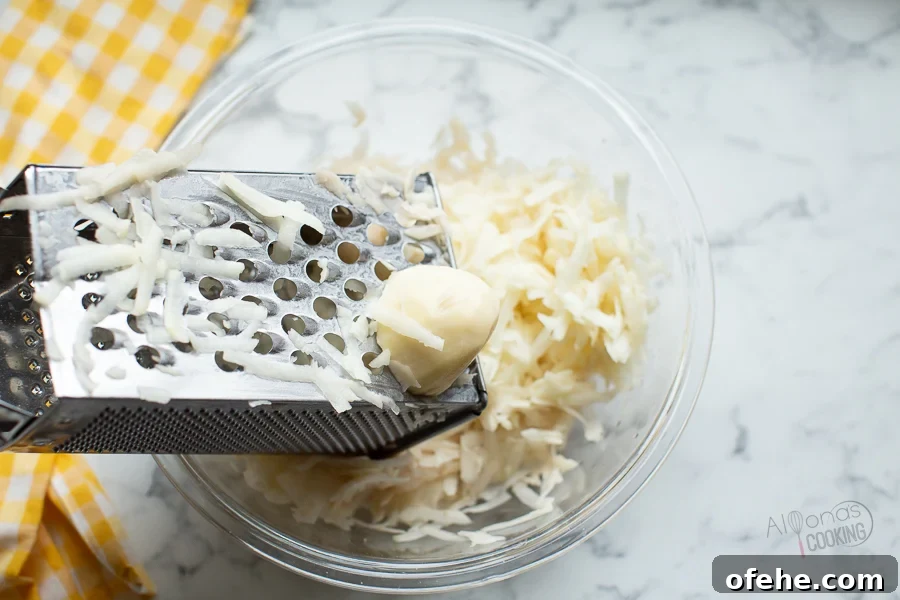 shredded potatoes like hash browns 