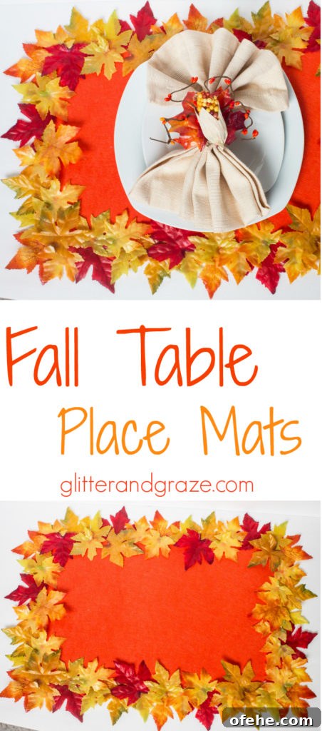 fall table place mats