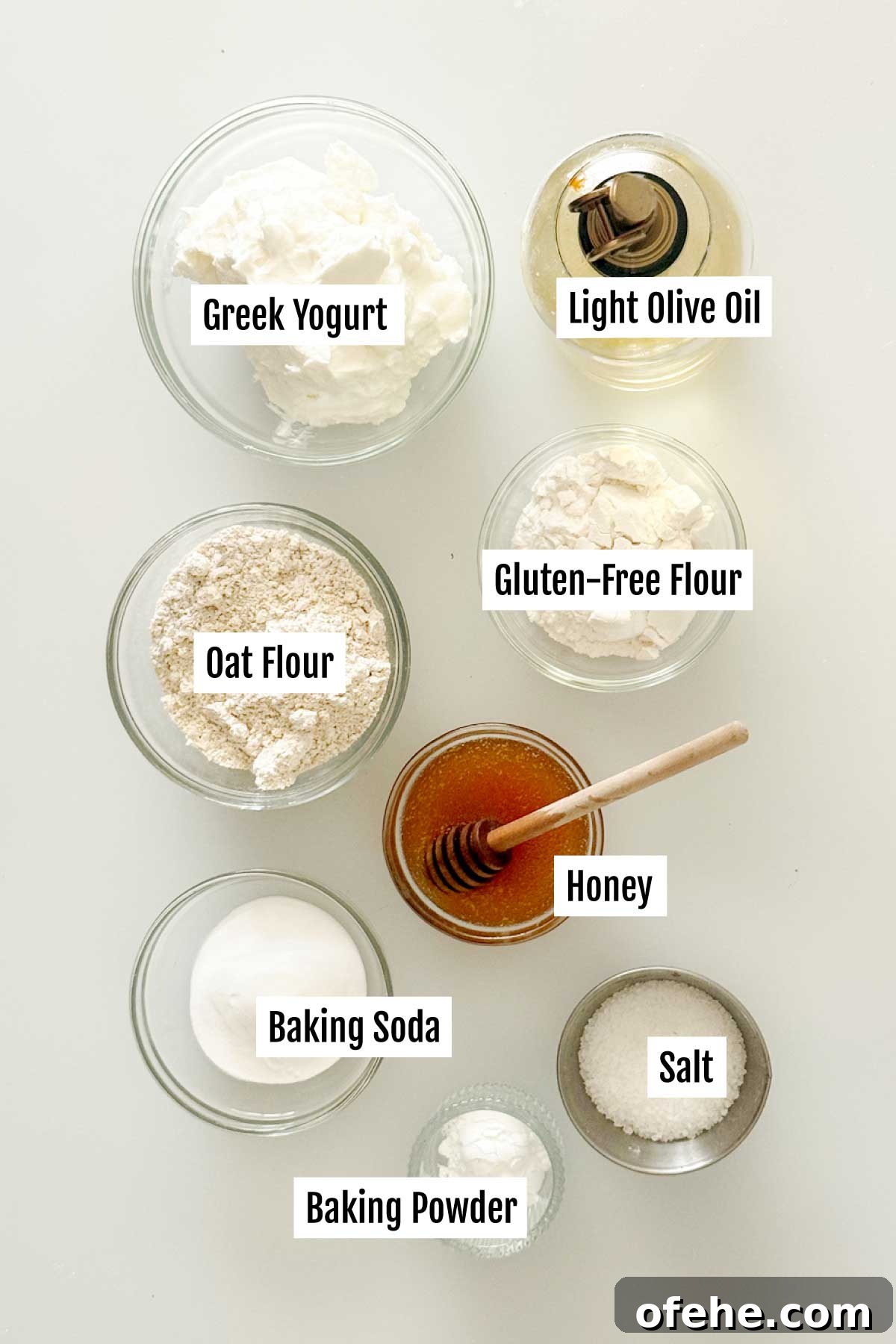 All the ingredients you need to make gluten-free pretzel bites.