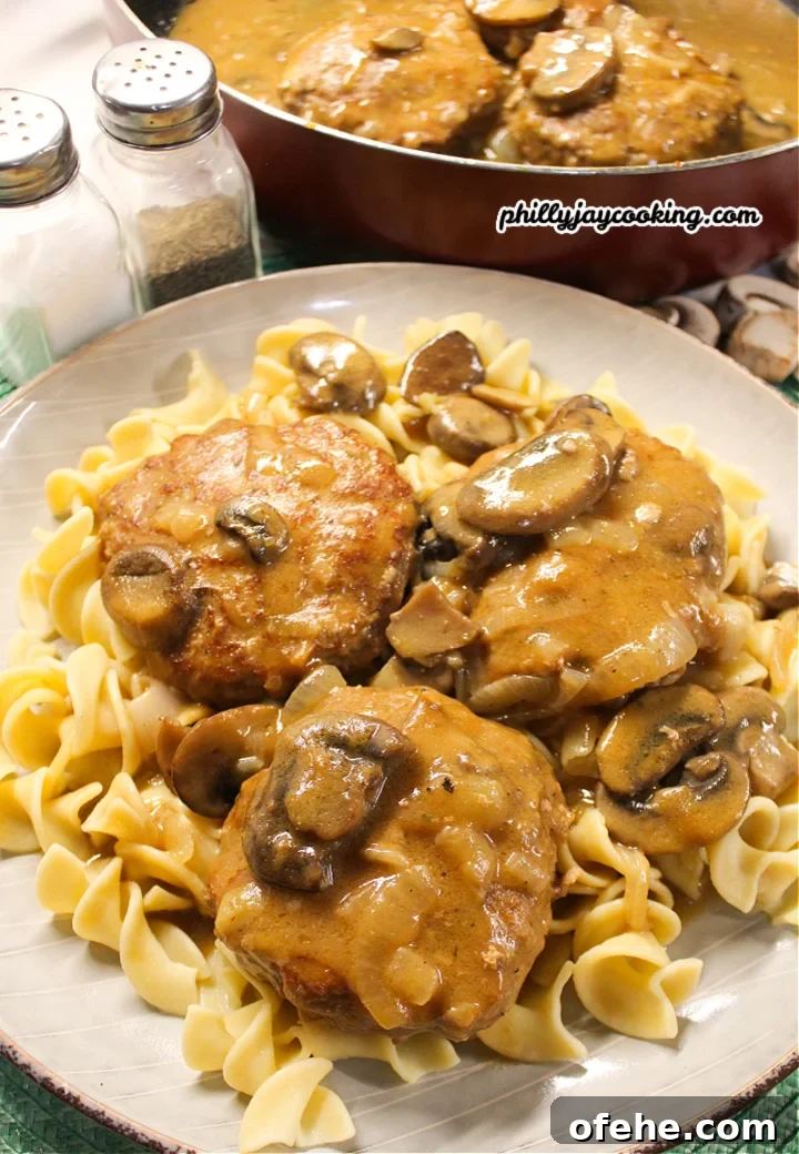 Smothered Turkey Burgers with Mushroom and Onion Gravy 4 Smothered Turkey Burgers Recipe