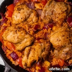 One Pan Cajun Chicken and Rice