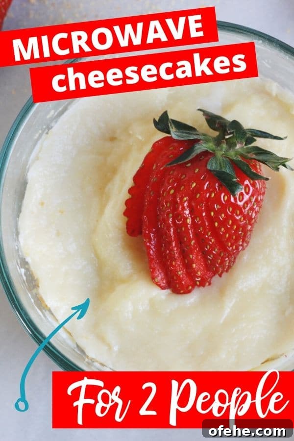 microwave cheesecake