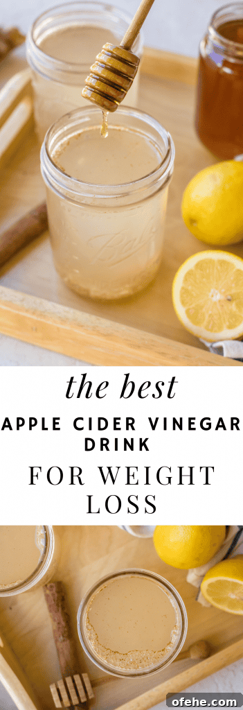 Low-Calorie Apple Cider Vinegar Drink Recipe You Will Love 15 the best apple cider vinegar drink recipe for weight loss