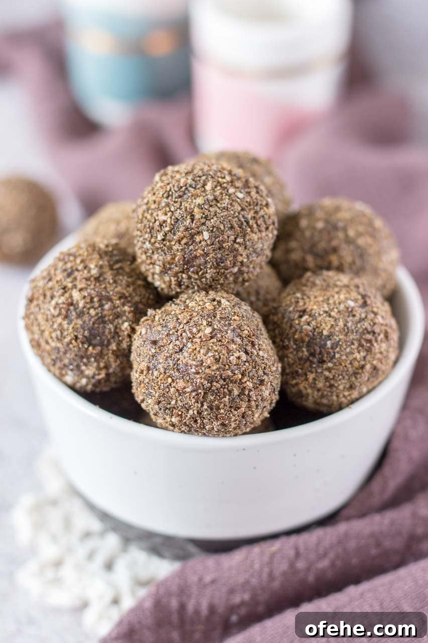 Gingerbread Energy Balls Recipe with Dates & Walnuts 3 Gingerbread Energy Balls