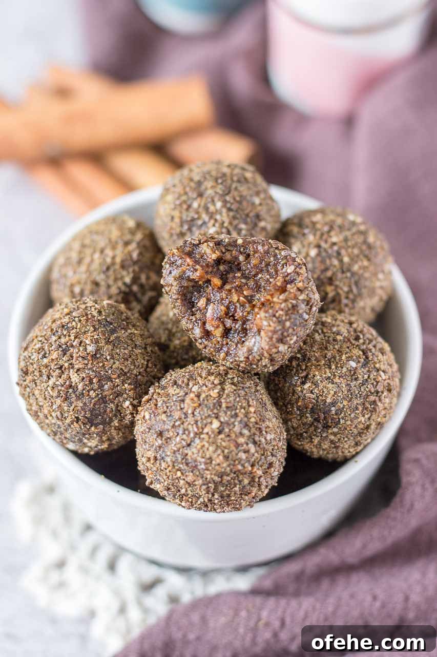 Gingerbread Energy Balls Recipe with Dates & Walnuts 6 Gingerbread Energy Balls